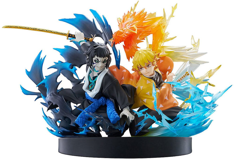 [PREORDINE] Demon Slayer: Statua PVC Zenitsu Agatsuma & Kaigaku 15 cm - Aniplex - Statue