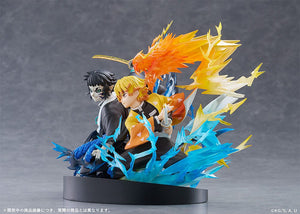 [PREORDINE] Demon Slayer: Statua PVC Zenitsu Agatsuma & Kaigaku 15 cm - Aniplex - Statue
