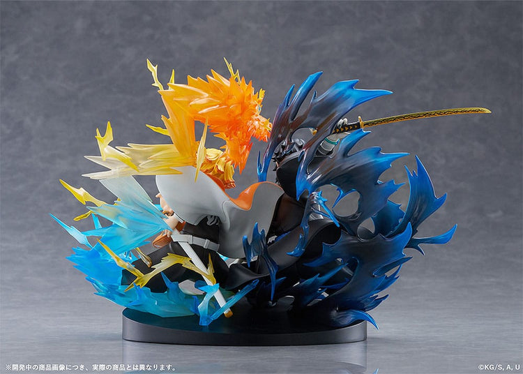 [PREORDINE] Demon Slayer: Statua PVC Zenitsu Agatsuma & Kaigaku 15 cm - Aniplex - Statue