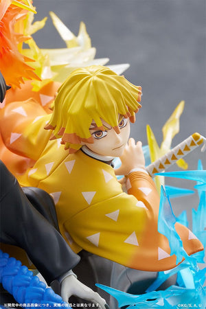 [PREORDINE] Demon Slayer: Statua PVC Zenitsu Agatsuma & Kaigaku 15 cm - Aniplex - Statue