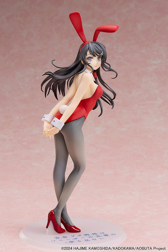 Statua Mai Sakurajima Red Bunny Girl Ver. 27cm - Rascal Does Not Dream - Aniplex - Statue