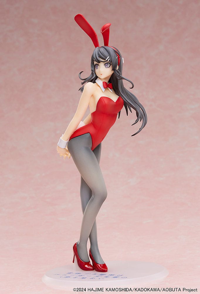 Statua Mai Sakurajima Red Bunny Girl Ver. 27cm - Rascal Does Not Dream - Aniplex - Statue