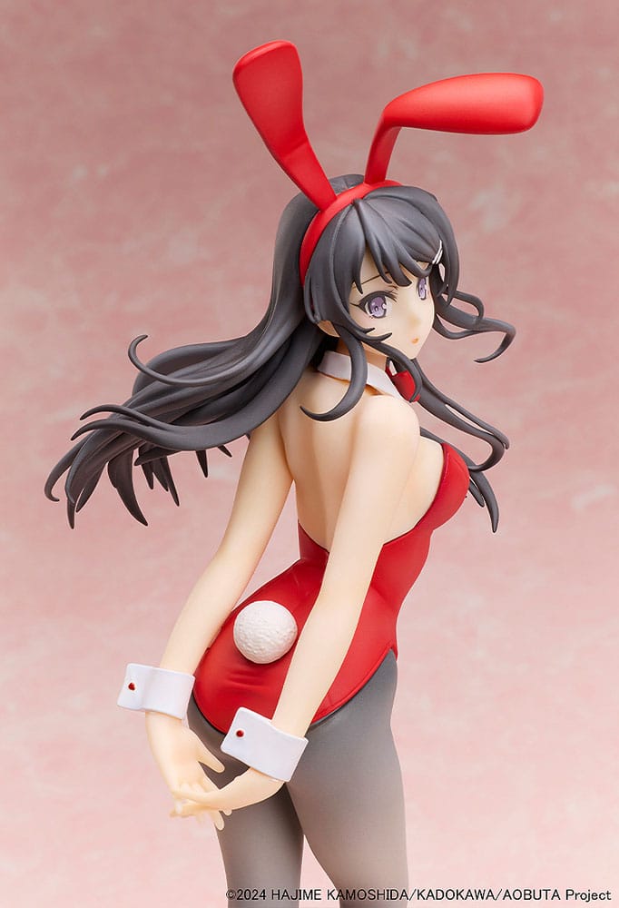 Statua Mai Sakurajima Red Bunny Girl Ver. 27cm - Rascal Does Not Dream - Aniplex - Statue