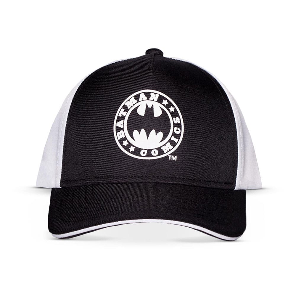 [PREORDER] DC Comics Baseball Cap Batman Logo Black & White