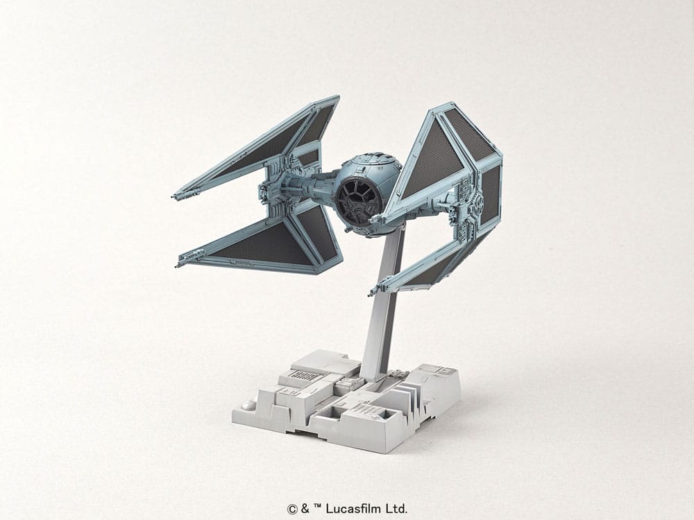 Model Kit Star Wars TIE Interceptor Bandai 1/72 - 10 cm - Bandai Star Wars - Model kit