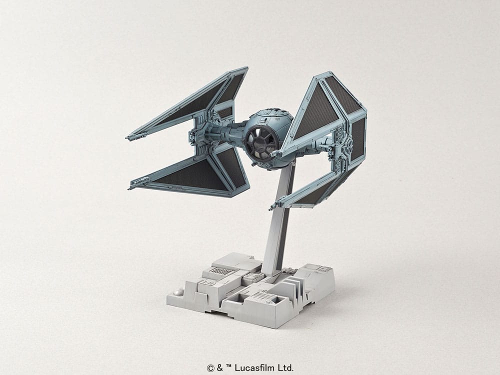 Model Kit Star Wars TIE Interceptor Bandai 1/72 - 10 cm - Bandai Star Wars - Model kit