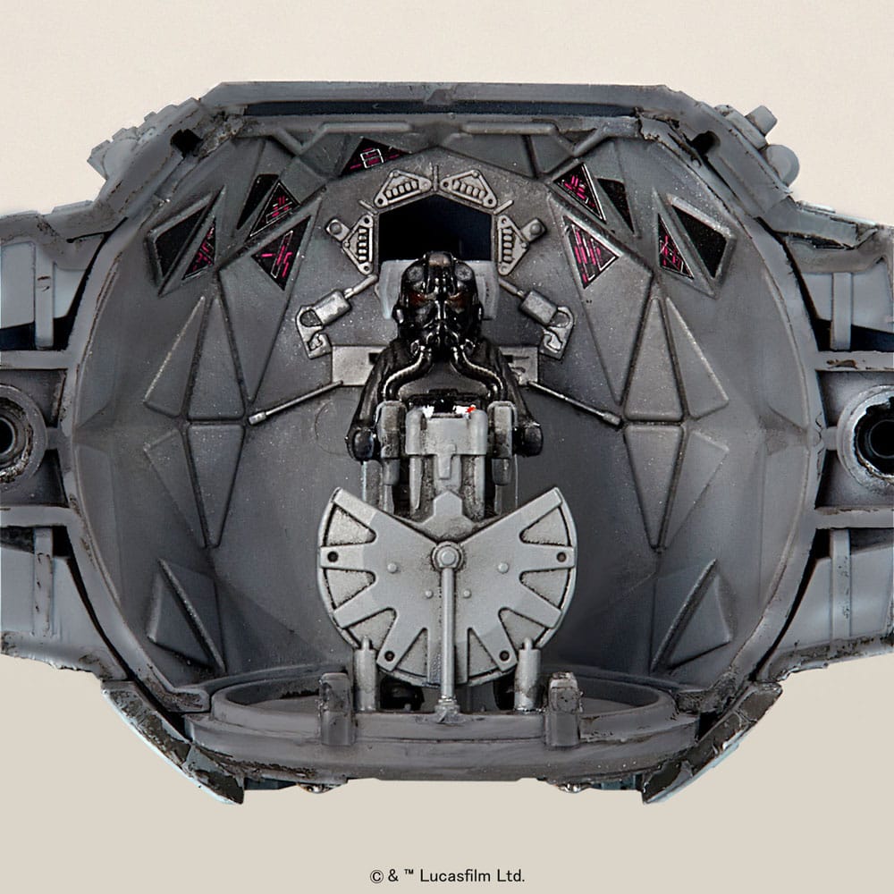 Model Kit Star Wars TIE Interceptor Bandai 1/72 - 10 cm - Bandai Star Wars - Model kit