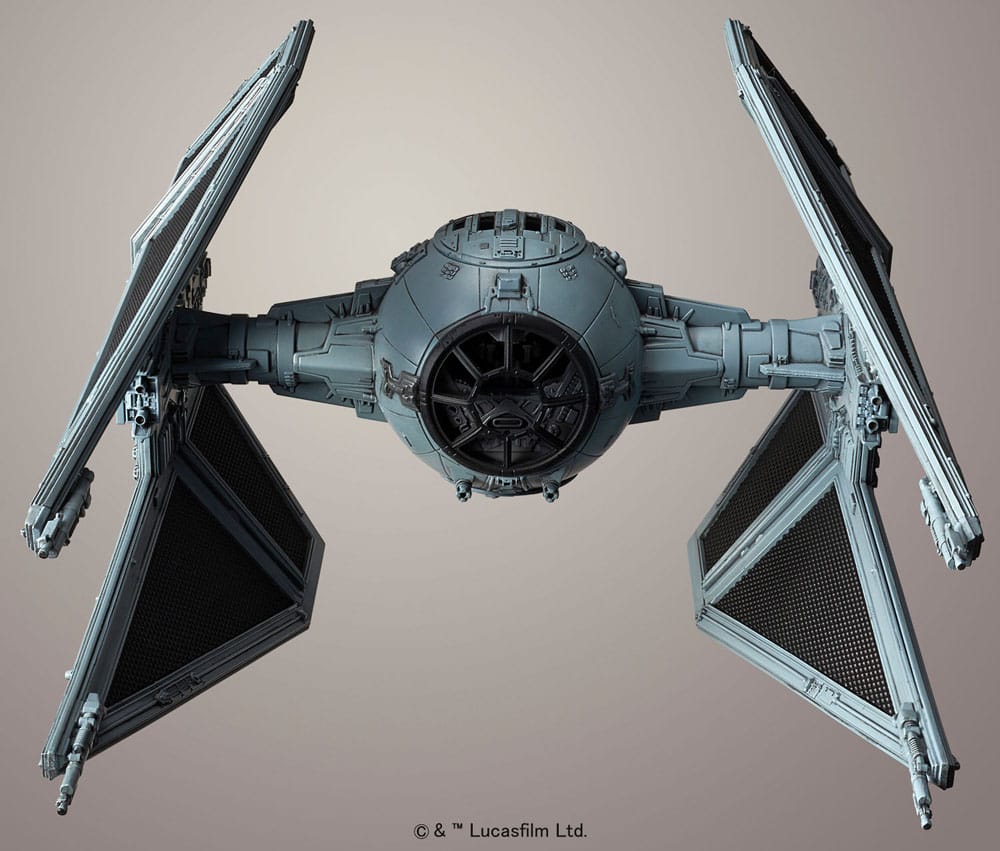 Model Kit Star Wars TIE Interceptor Bandai 1/72 - 10 cm - Bandai Star Wars - Model kit
