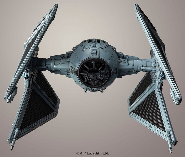 Model Kit Star Wars TIE Interceptor Bandai 1/72 - 10 cm - Bandai Star Wars - Model kit