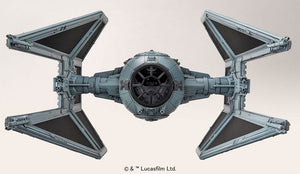 Model Kit Star Wars TIE Interceptor Bandai 1/72 - 10 cm - Bandai Star Wars - Model kit
