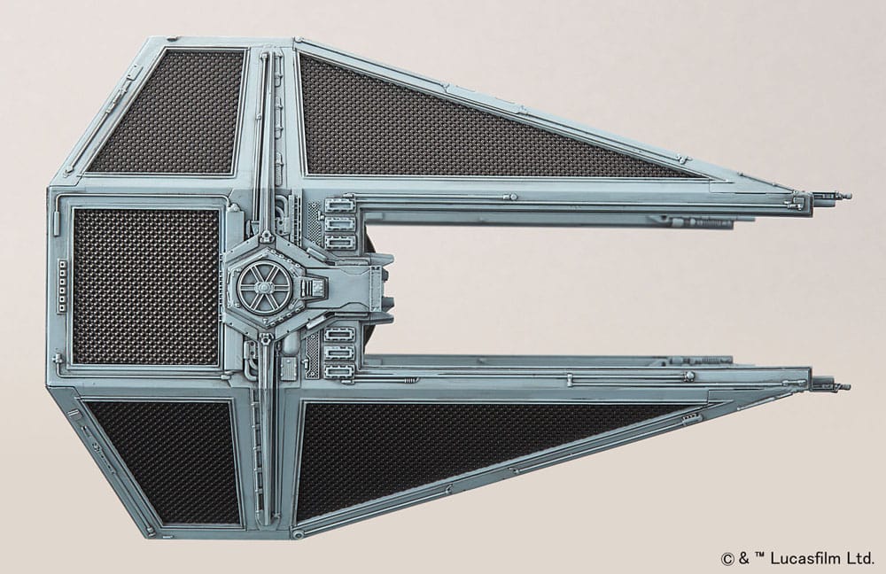 Model Kit Star Wars TIE Interceptor Bandai 1/72 - 10 cm - Bandai Star Wars - Model kit