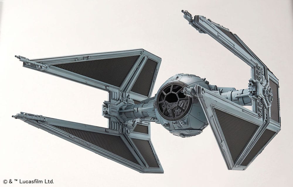 Model Kit Star Wars TIE Interceptor Bandai 1/72 - 10 cm - Bandai Star Wars - Model kit