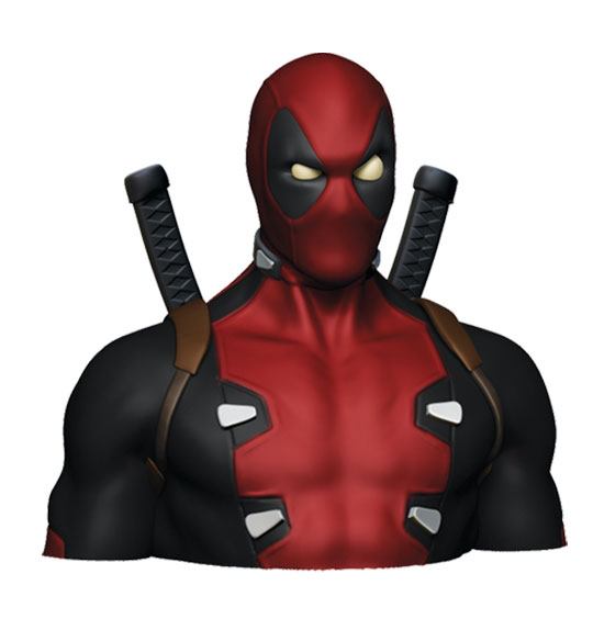 MARVEL - Money Box Blister Box - Deadpool Bust 20 cm