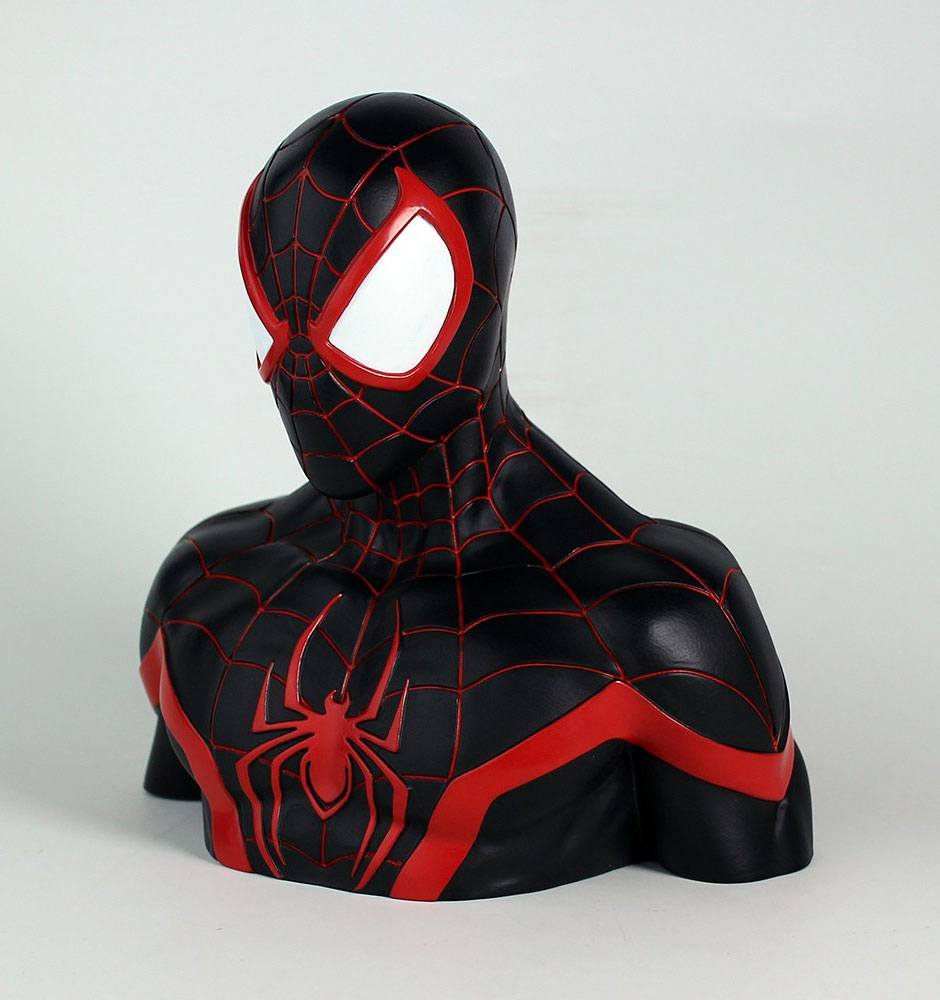 MARVEL - Money Box Blister Box - Miles Morales Deluxe Bust 20 cm