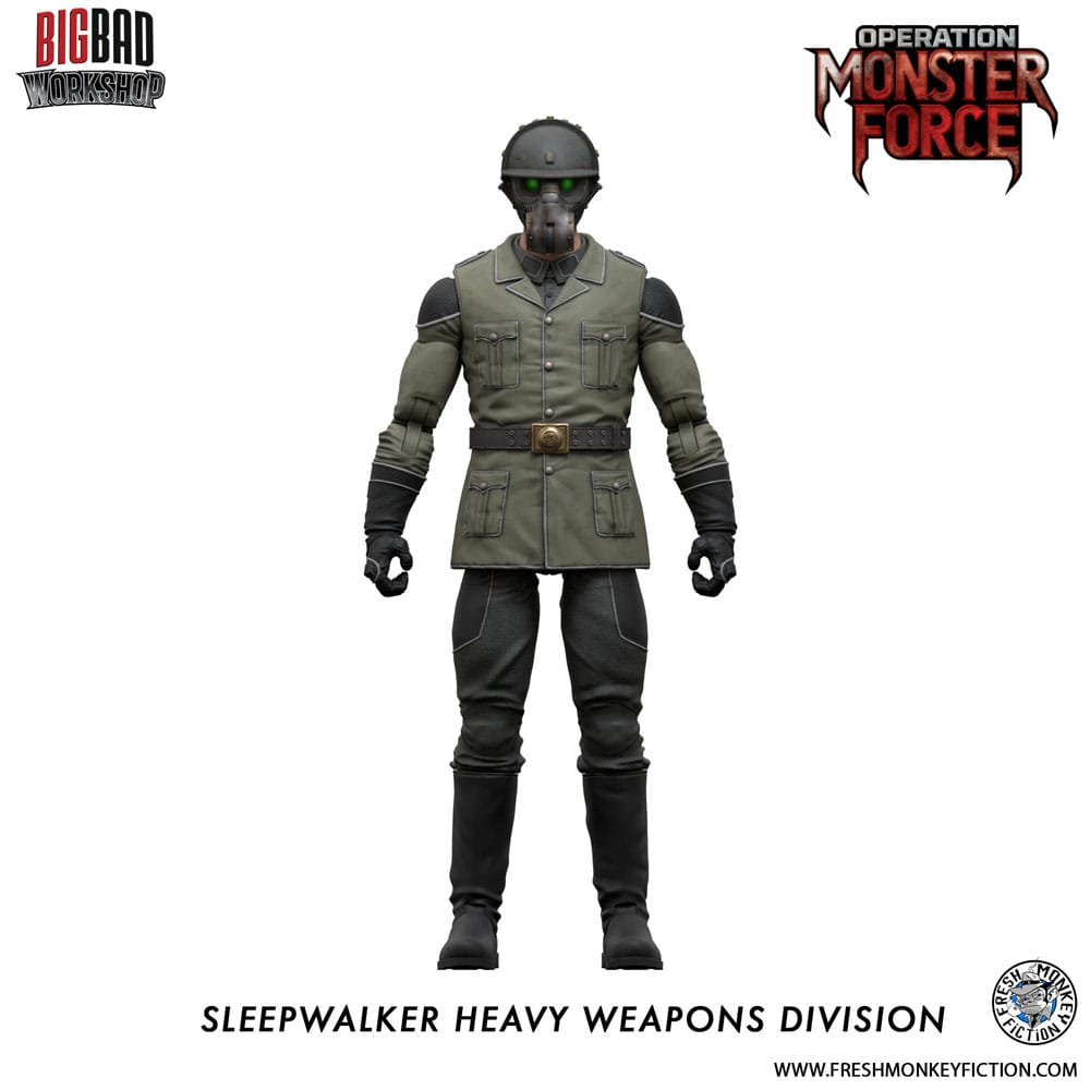 [PREORDER] Operation: Monster Force Action Figure 1/12 Sleepwalker Heavy Weapons Division 15 cm
