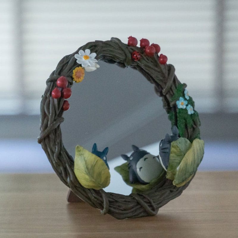 MY NEIGHBOR TOTORO - Flower garland - Mirror 6x19x18cm