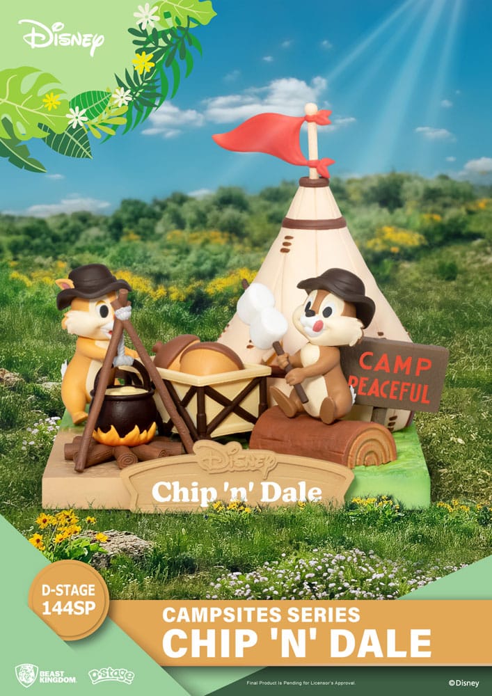[PREORDER] Disney D-Stage Campsite Series PVC Diorama Chip & Dale Special Edition 10 cm