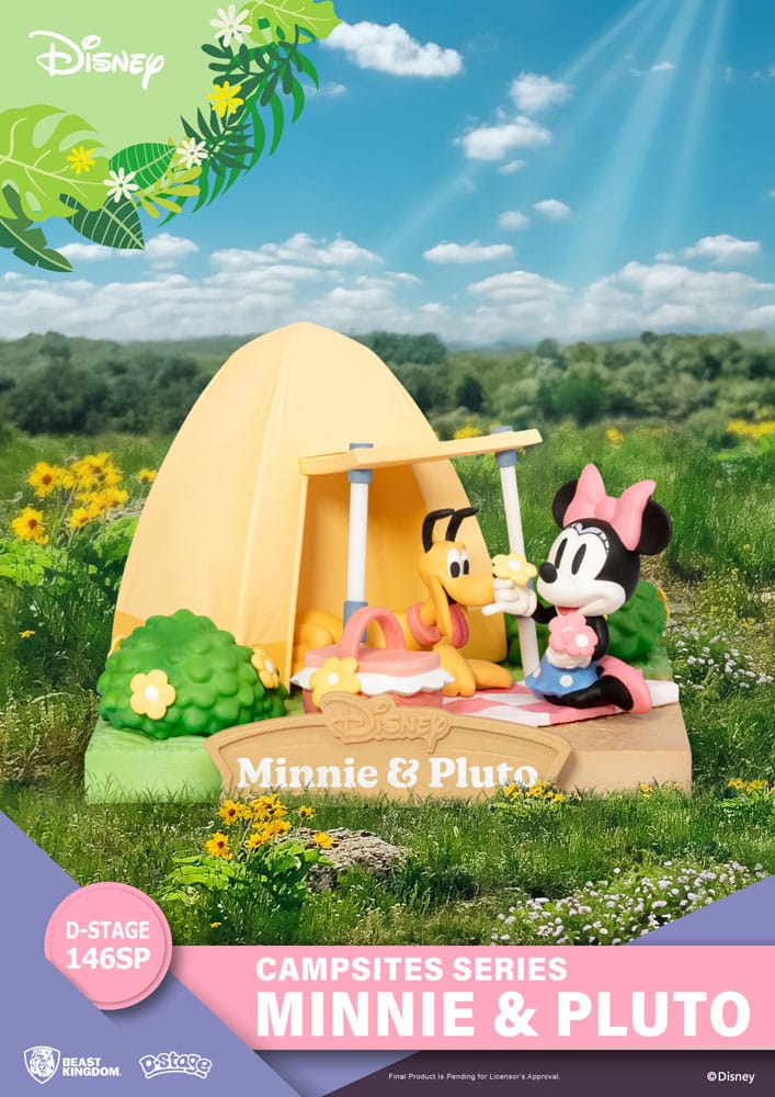 [PREORDER] Disney D-Stage Campsite Series PVC Diorama Mini & Pluto Special Edition 10 cm