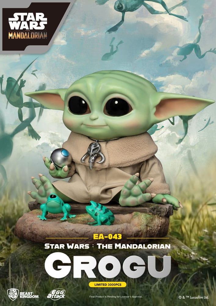 [PREORDER] Star Wars: The Mandalorian Egg Attack Statue Grogu 18 cm