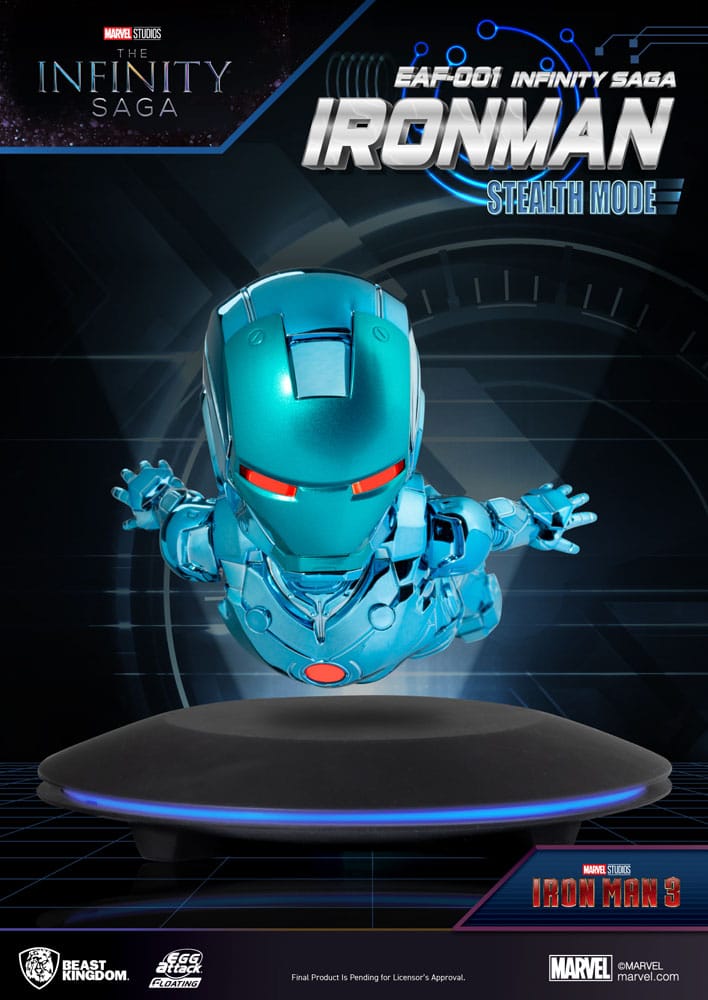 [PREORDER] Marvel Egg Attack Floating Figure The Infinity Saga Ironman Stealth Mode 16 cm