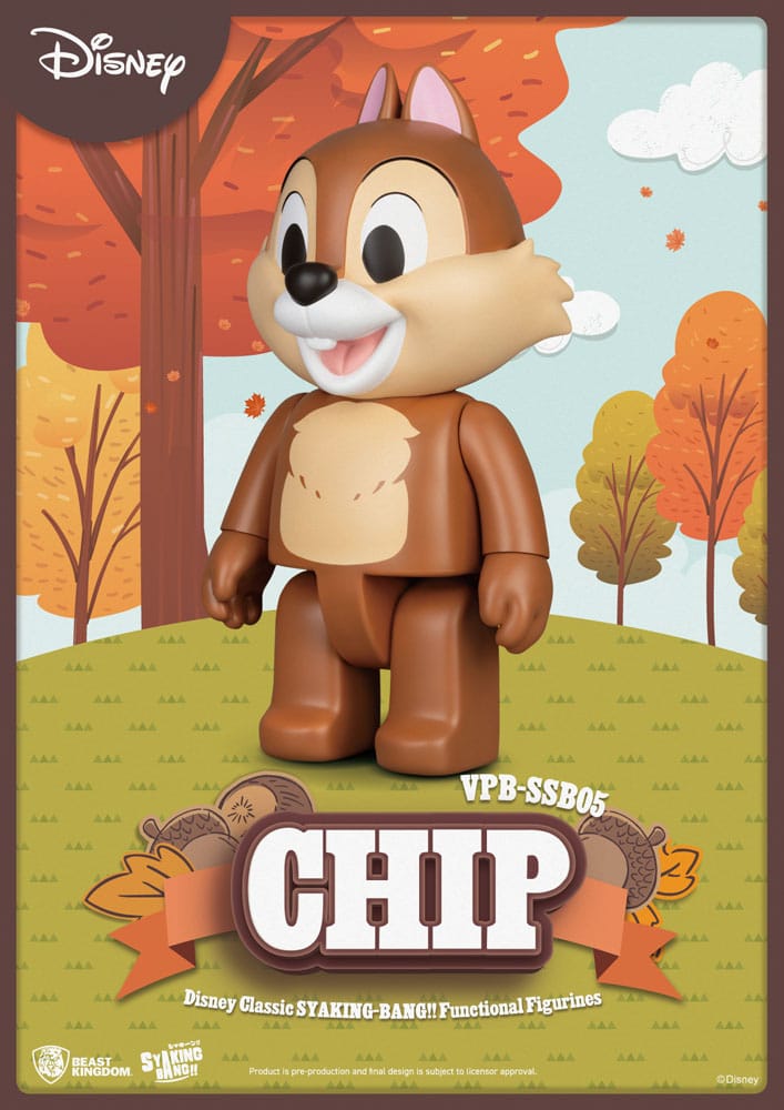 [PREORDER] Disney: Classic Chip 'n' Dale Syaking Bang PVC Figur Chip 33 cm