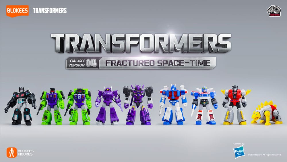 TRANSFORMERS - Galaxy Version 04 - Model Kit Blokees Display 9 pc