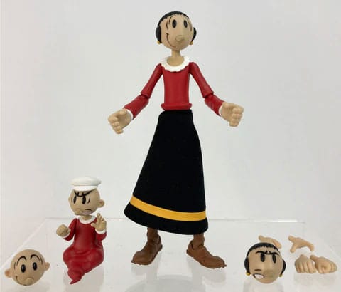 [PREORDER] Popeye Action Figure Wave 01 Olive Oyl