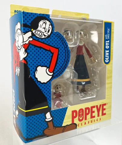 [PREORDER] Popeye Action Figure Wave 01 Olive Oyl
