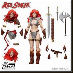 [PREORDER] Red Sonja Epic H.A.C.K.S. Action Figure Red Sonja