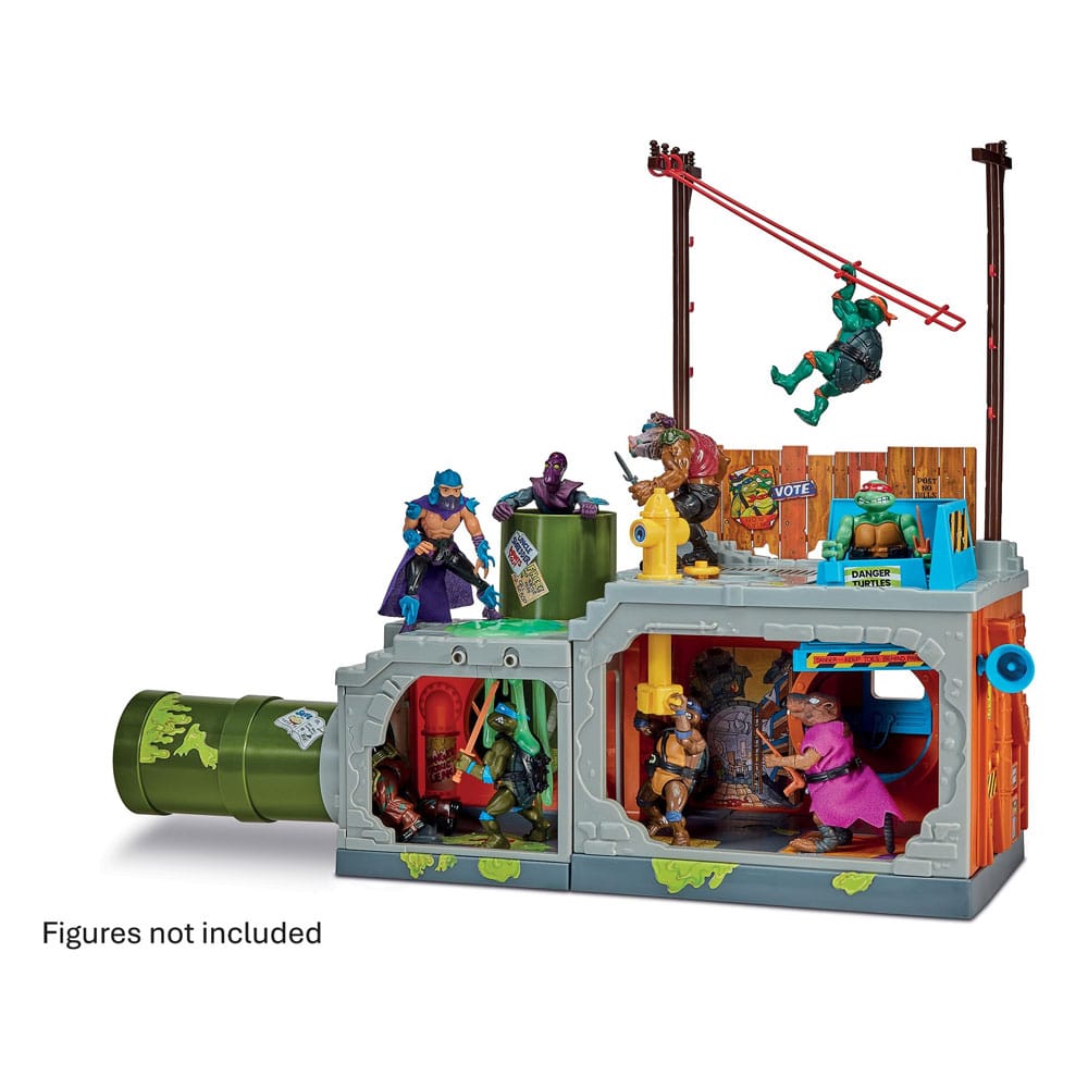 [PREORDER] Teenage Mutant Ninja Turtles Building Secret Sewer Lid Playset Mutant Module heo EU Exclusive 30 cm