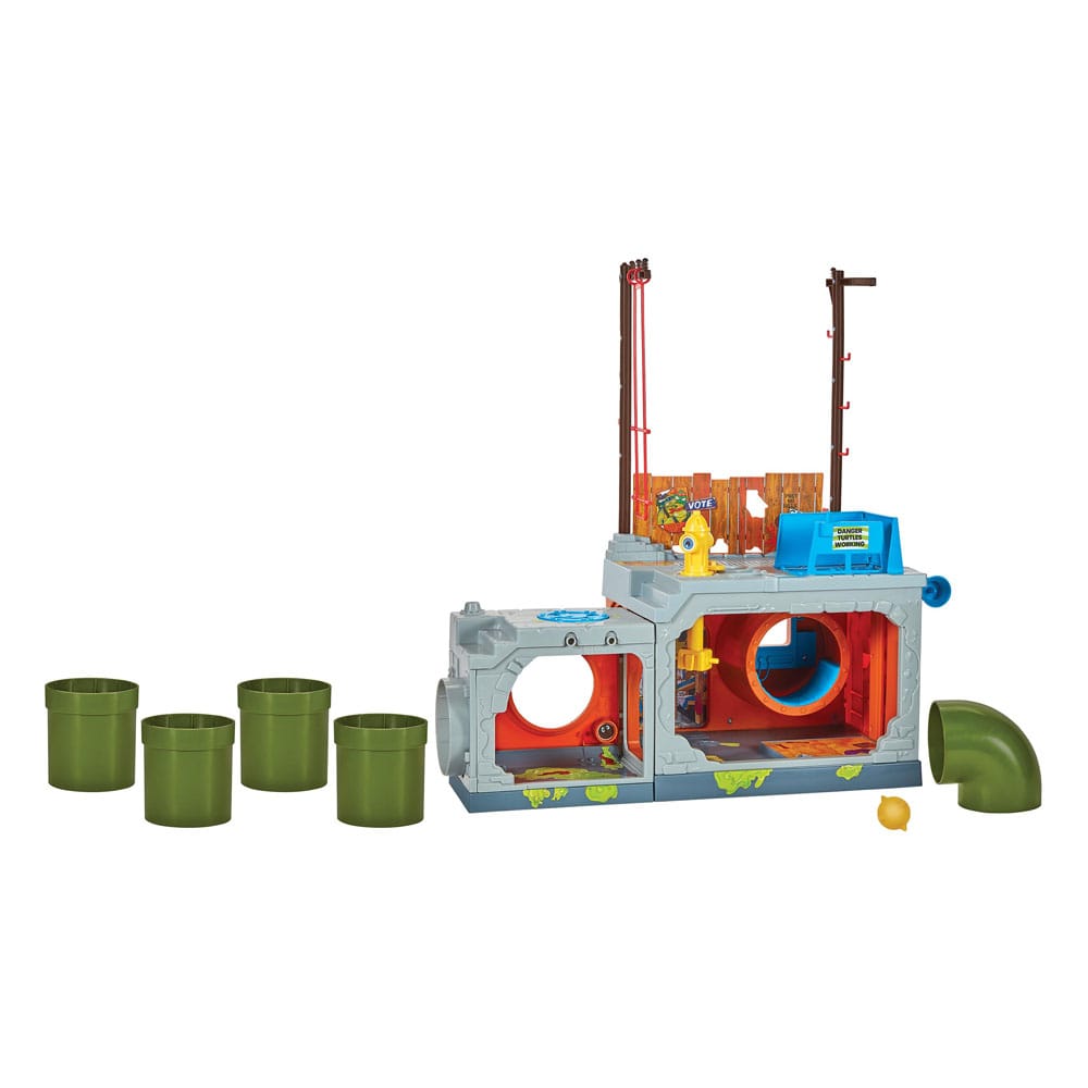 [PREORDER] Teenage Mutant Ninja Turtles Building Secret Sewer Lid Playset Mutant Module heo EU Exclusive 30 cm