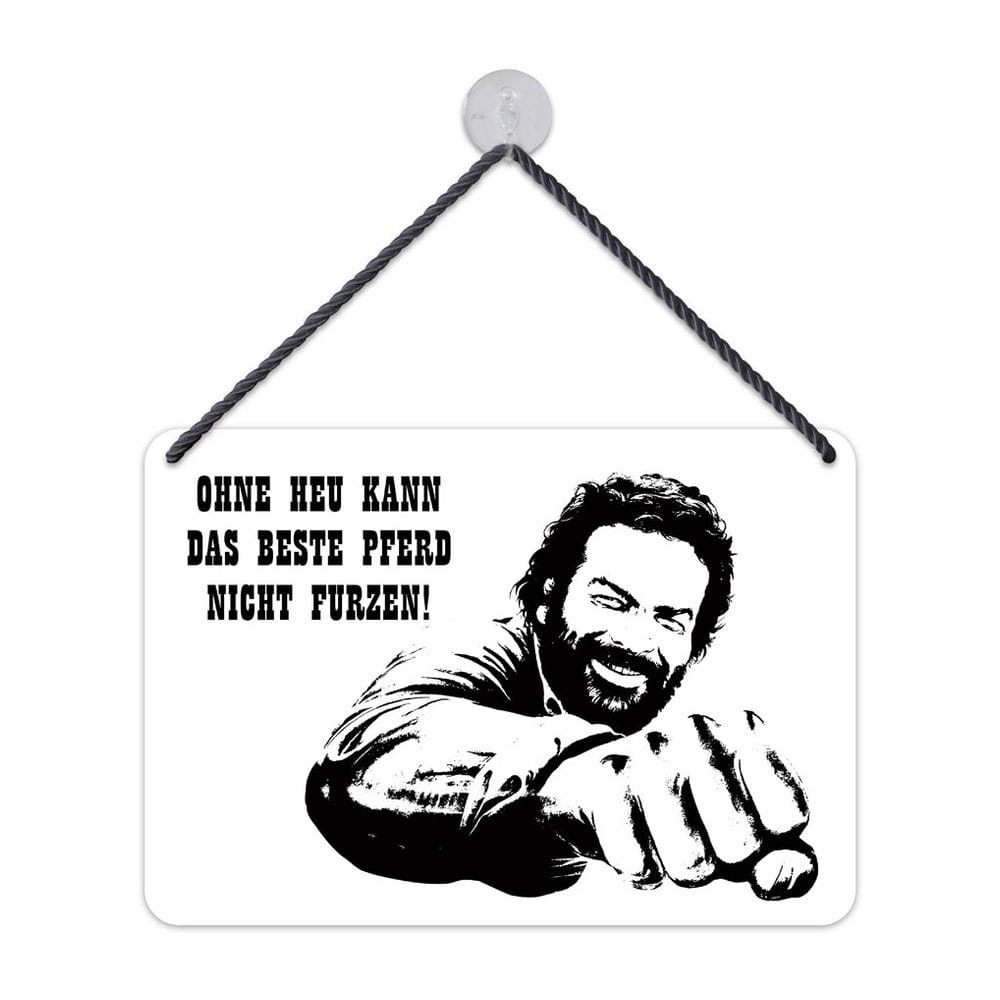 [PREORDER] Bud Spencer Tin Sign Beste Pferd 16,5 x 11,5 cm