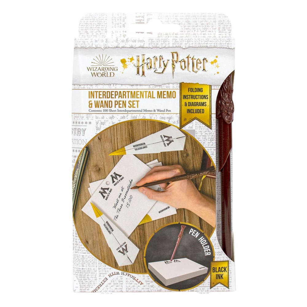 [PREORDER] Harry Potter Interdepartmental Memo with Wand Pen Set Hogwarts