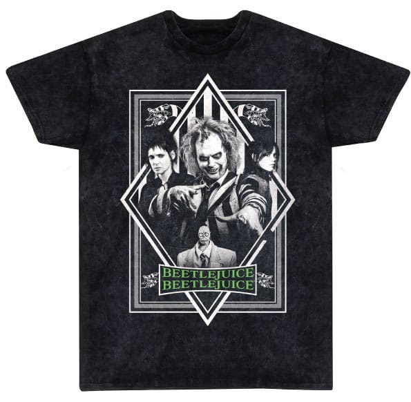 [PREORDER] Beetlejuice 2 T-Shirt Poster Snow Wash Size XL
