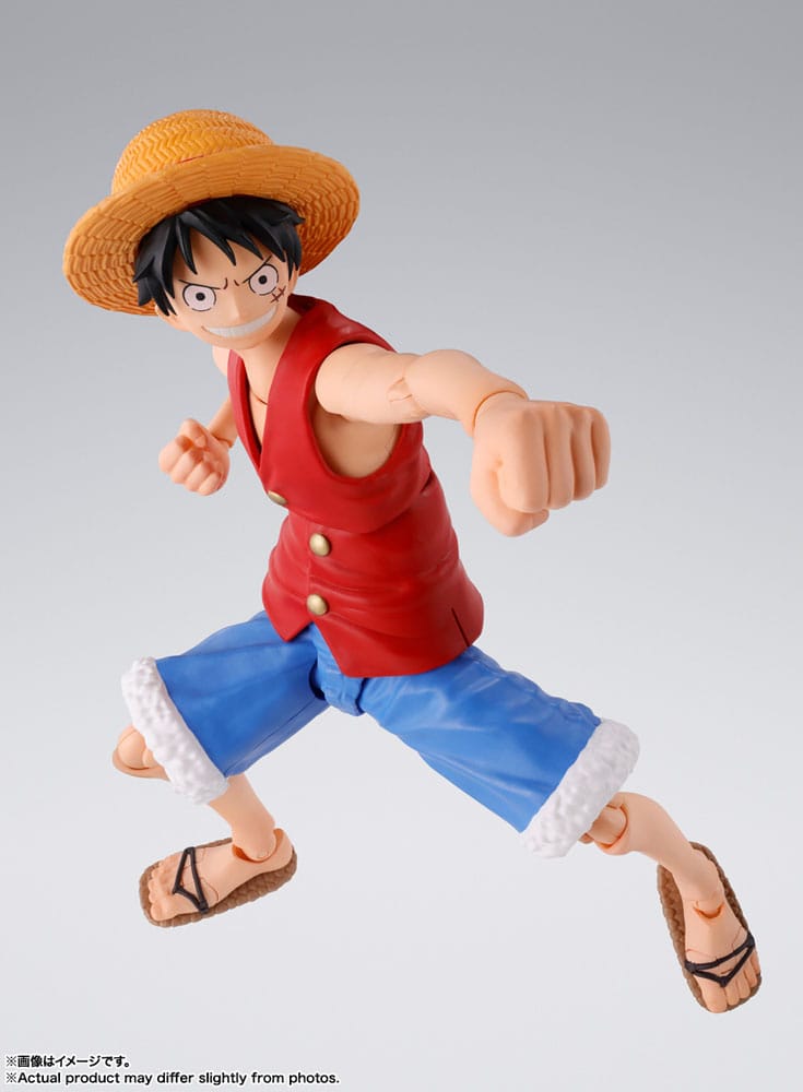 [PREORDINE] One Piece Action Figure S.H. Figuarts Monkey D. Luffy Romance Dawn 15 cm - Bandai Tamashii Nations - Action figures