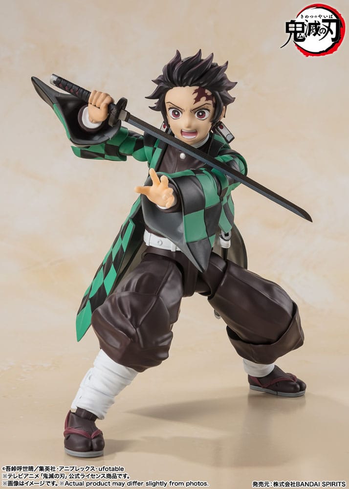 [PREORDINE] Demon Slayer: Kimetsu no Yaiba Action Figure Tanjiro Kamado S.H. Figuarts 14 cm - Bandai Tamashii Nations - Action figures