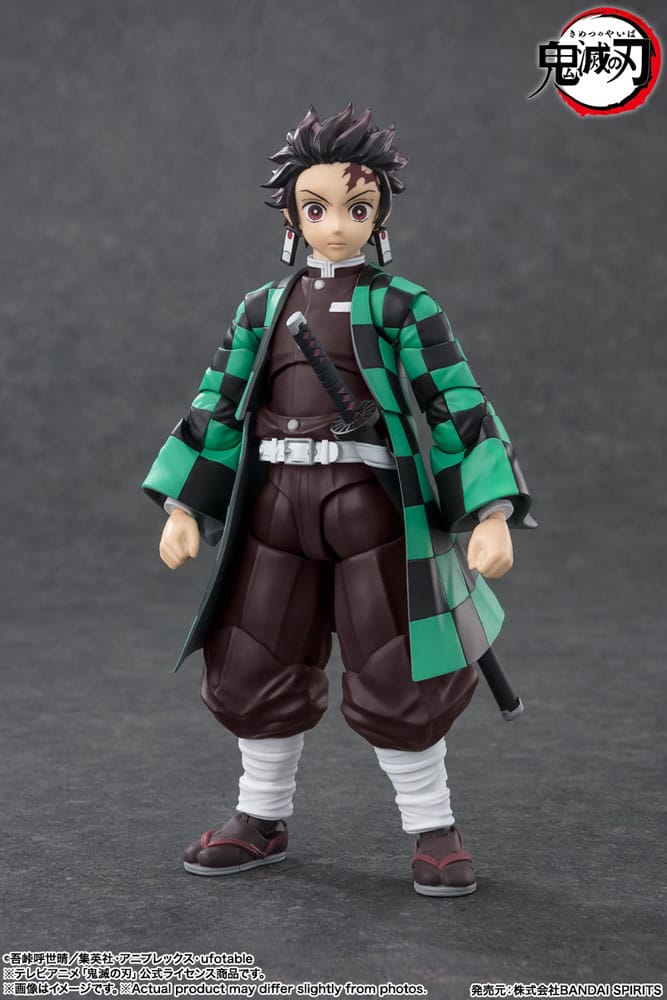[PREORDINE] Demon Slayer: Kimetsu no Yaiba Action Figure Tanjiro Kamado S.H. Figuarts 14 cm - Bandai Tamashii Nations - Action figures