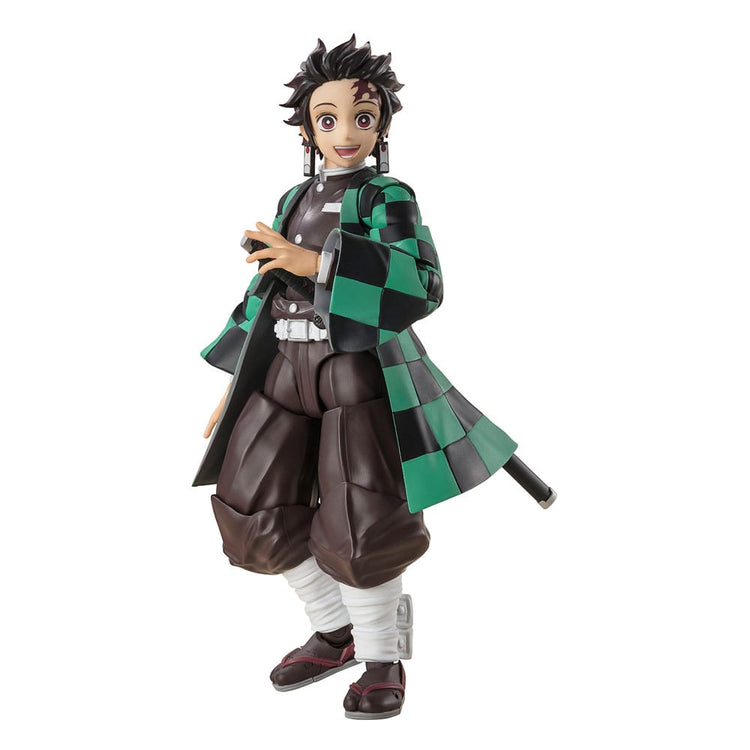 [PREORDINE] Demon Slayer: Kimetsu no Yaiba Action Figure Tanjiro Kamado S.H. Figuarts 14 cm - Bandai Tamashii Nations - Action figures