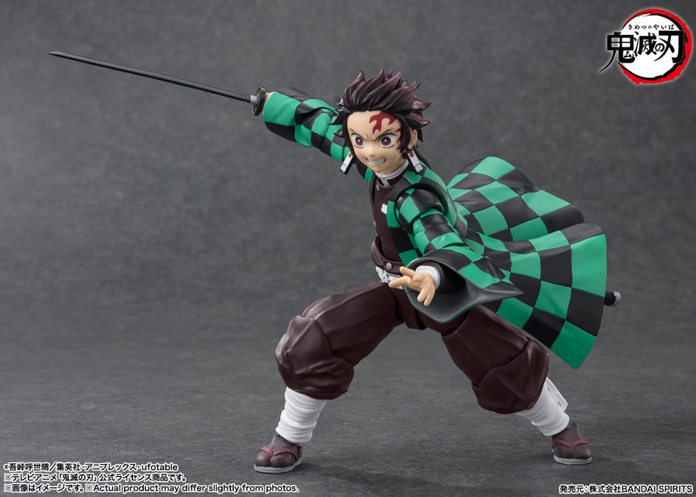 [PREORDINE] Demon Slayer: Kimetsu no Yaiba Action Figure Tanjiro Kamado S.H. Figuarts 14 cm - Bandai Tamashii Nations - Action figures