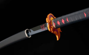 [PREORDINE] Demon Slayer: Replica 1/1 Spada Nichirin di Tanjiro Kamado - Versione Guardia di Rengoku - Bandai Tamashii Nations - Replice: 1/1