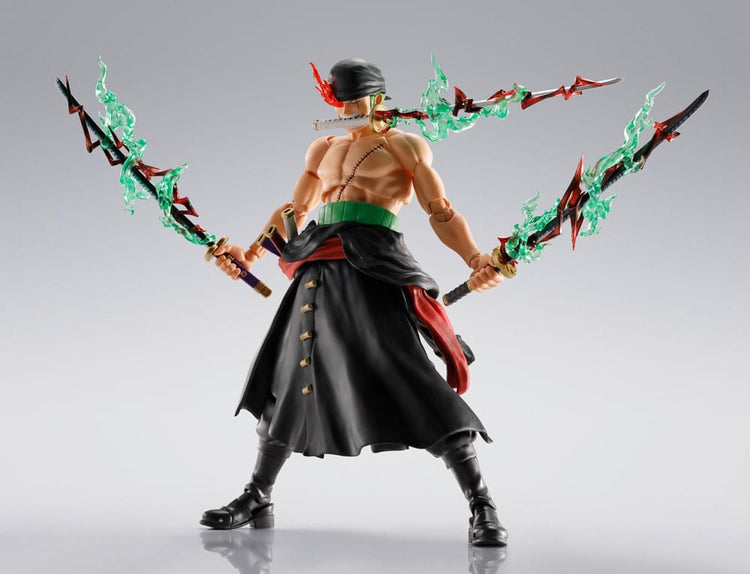 [PREORDINE] One Piece Action Figure S.H.Figuarts Roronoa Zoro - The King of Hell 15 cm - Bandai Tamashii Nations - Action figures