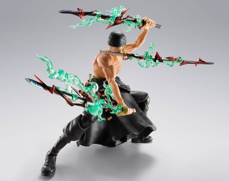 [PREORDINE] One Piece Action Figure S.H.Figuarts Roronoa Zoro - The King of Hell 15 cm - Bandai Tamashii Nations - Action figures