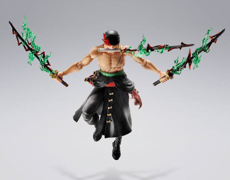 [PREORDINE] One Piece Action Figure S.H.Figuarts Roronoa Zoro - The King of Hell 15 cm - Bandai Tamashii Nations - Action figures
