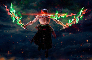 [PREORDINE] One Piece Action Figure S.H.Figuarts Roronoa Zoro - The King of Hell 15 cm - Bandai Tamashii Nations - Action figures