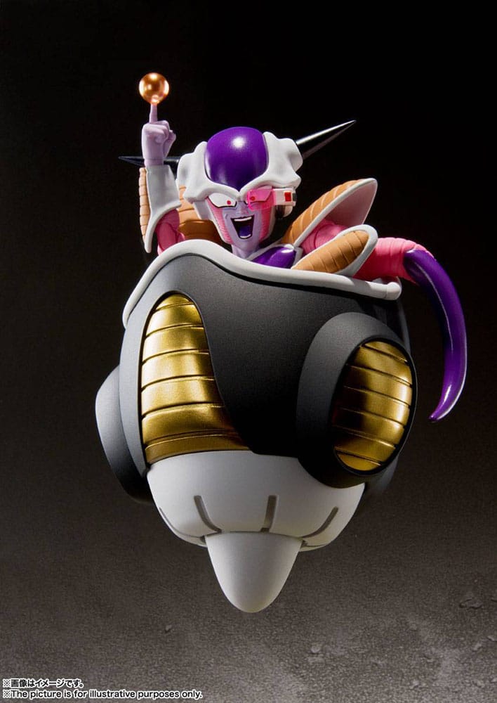 [PREORDINE] Dragon Ball Z Action Figure S.H. Figuarts Frieza (Prima Forma) & Pod - Reissue - Bandai Tamashii Nations - Action figures