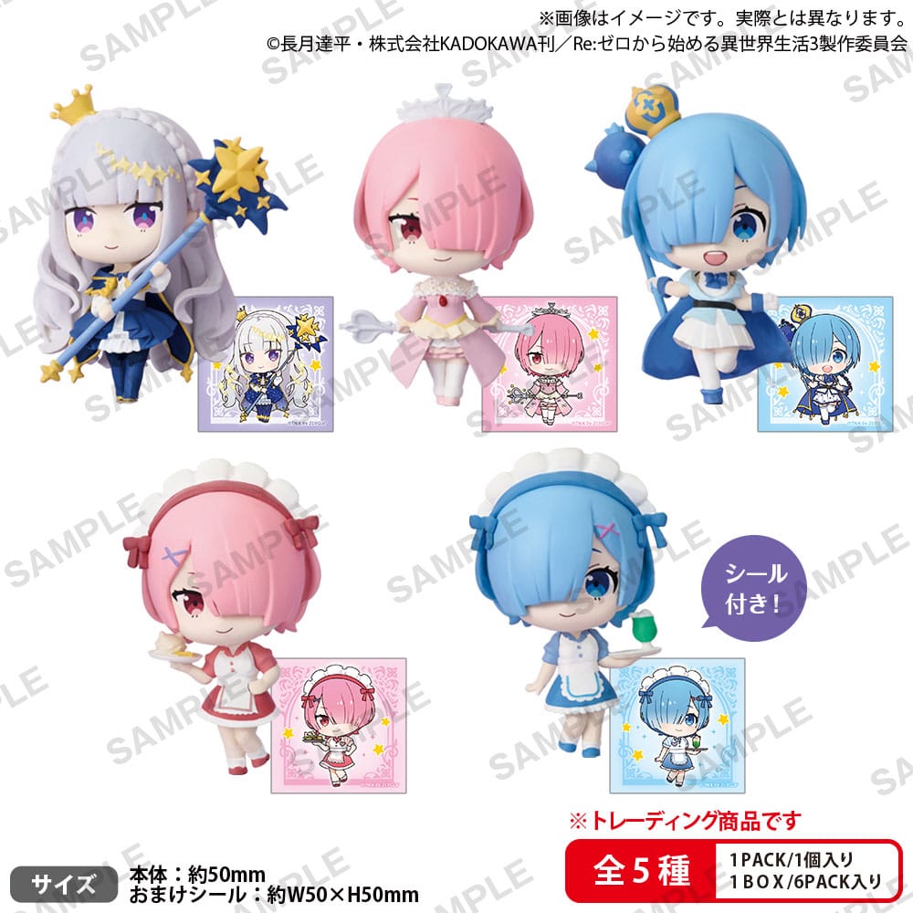 [PREORDINE] Re:Zero - Figure PVC Rich Birthday Life 2025 Box Ver. Assortimento 5cm (6 pezzi) - Bushiroad - Statue