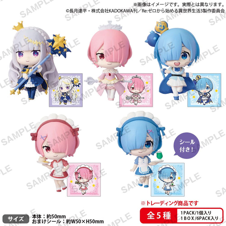 [PREORDINE] Re:Zero - Figure PVC Rich Birthday Life 2025 Box Ver. Assortimento 5cm (6 pezzi) - Bushiroad - Statue