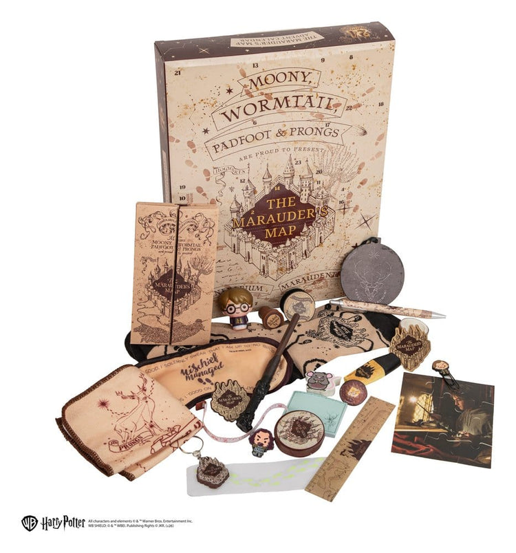 [PREORDINE] Calendario dell'Avvento Harry Potter Mappa del Malandrino Nuova Edizione 2026 - Cinereplicas - Calandari