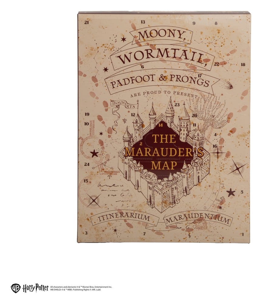[PREORDINE] Calendario dell'Avvento Harry Potter Mappa del Malandrino Nuova Edizione 2026 - Cinereplicas - Calandari