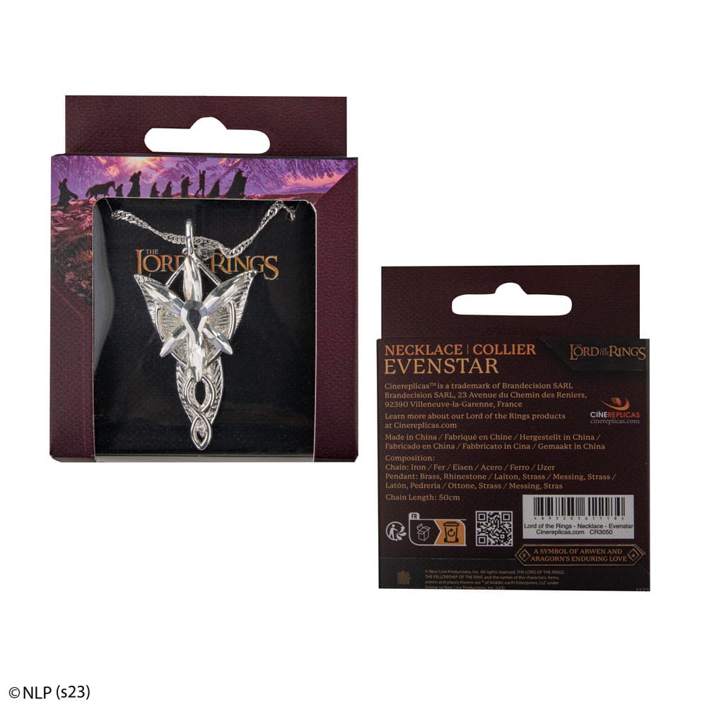 [PREORDINE] Collana Lord of the Rings - Pendente Evenstar - Cinereplicas - Ciondole & collane